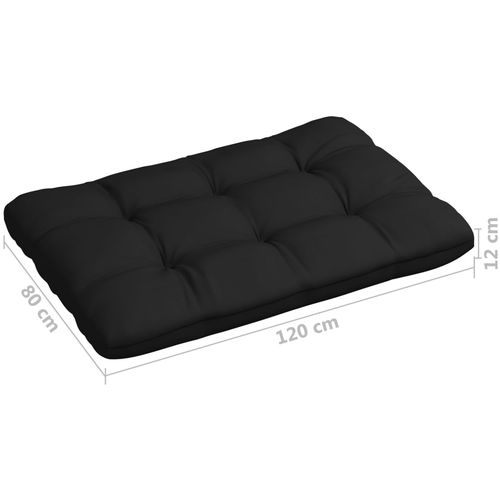 Jastuci za sofu od paleta 5 kom crni slika 8