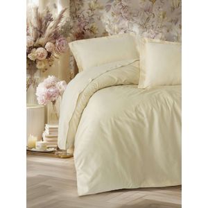 Satin double quilt cover set Elegant, colour: beige