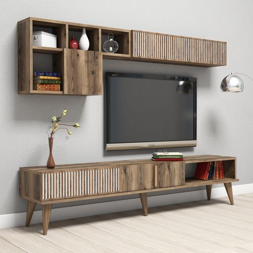 Milan - Walnut Walnut Living Room Furniture Set slika 2