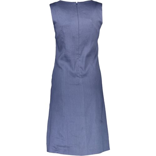 GANT WOMEN'S LONG DRESS BLUE slika 2