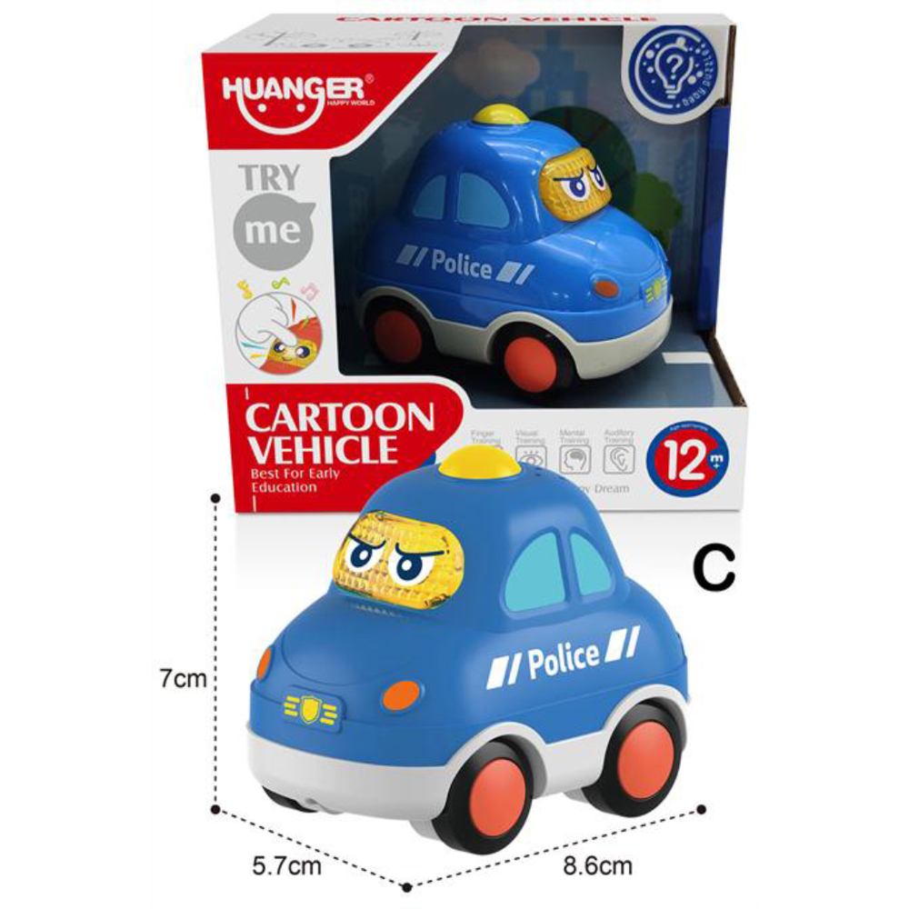 Mko341408 Policijski Auto 9X7cm slika 1