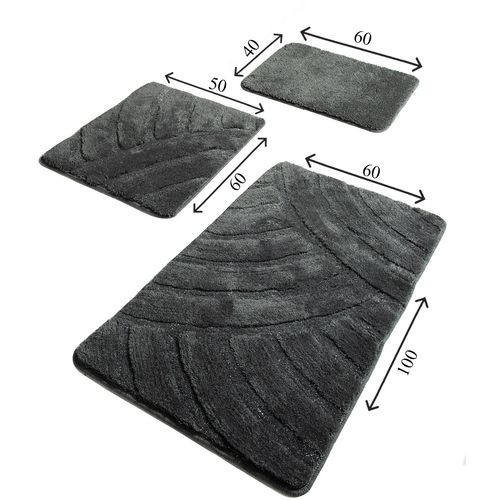 Alya - Fume Fume Acrylic Bathmat Set (3 Pieces) slika 3