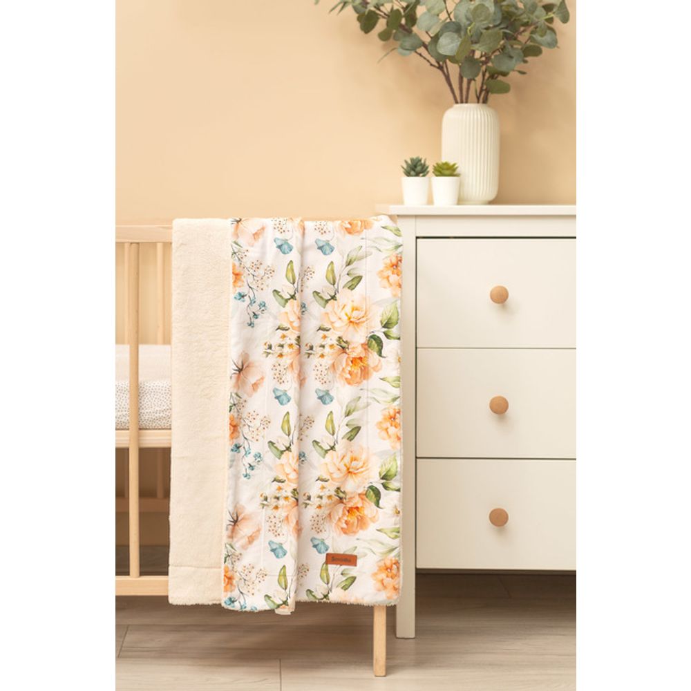 Prekrivač pliš božur 80x100 slika 5
