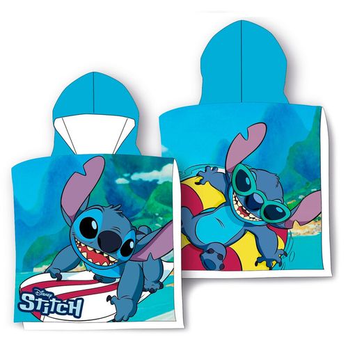 Disney Stitch Surf Mikrovlakno Pončo Ručnik slika 1