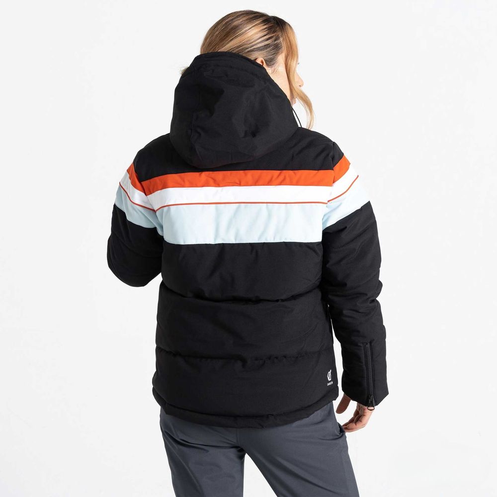 Dare2B Ženska jakna za skijanje Powder, Black/Quiet Blue slika 4