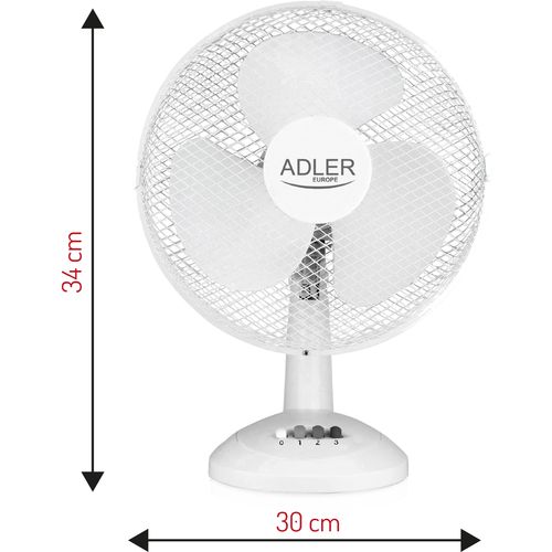 Adler Ventilator stolni AD 7303, 30cm,80W slika 5