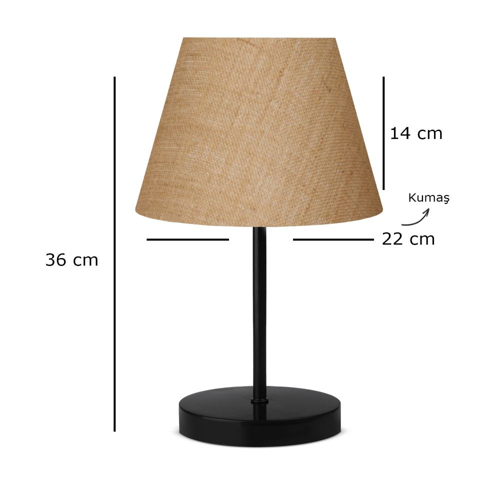 AYD-3136 Krem Stolna Lampa slika 3