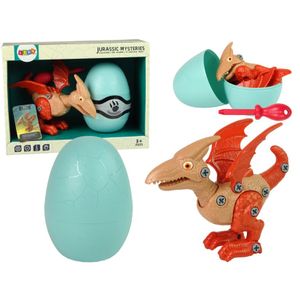 Set dinosaur Pterodactyl crveni s jajetom i dodacima