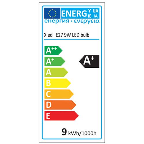 XLED E27 9W HB LED Sijalica 6500K,800Lm,220V,Hladno Bela slika 3