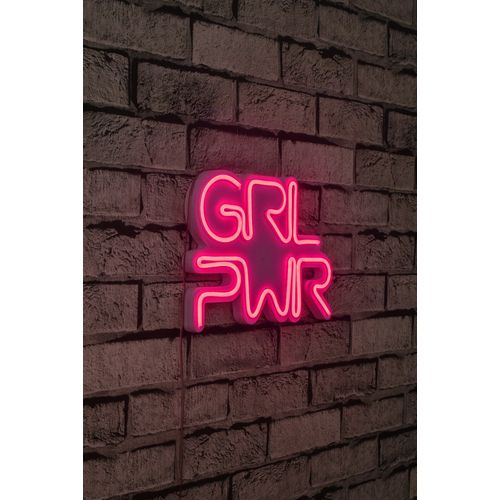 Wallity Zidna dekoracije svijetleća GRLPWR, Girl Power - Pink slika 7
