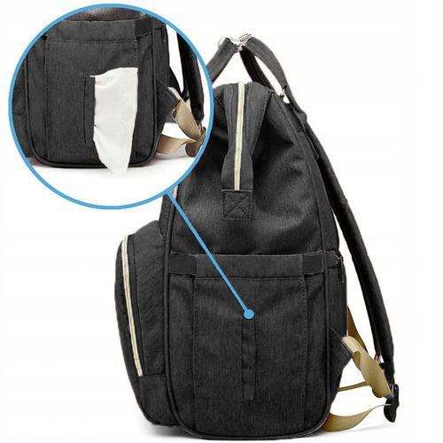 Zagatto ruksak za kolica crni slika 3