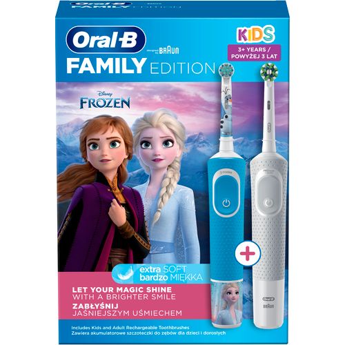 Oral-B električna četkica FAMILY EDITION VITALITY PRO + četkica D100 VITALITY FROZEN -EOL slika 3