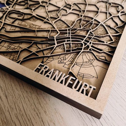 3D mapa grada "Frankfurt"🇩🇪 slika 5