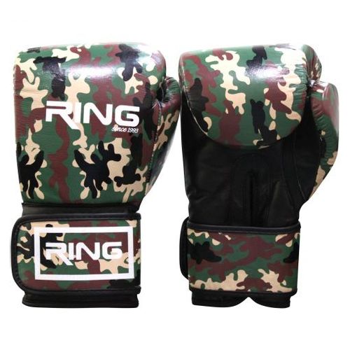 RING rukavice za boks 10 OZ kozne - RS 3311-10 army slika 1