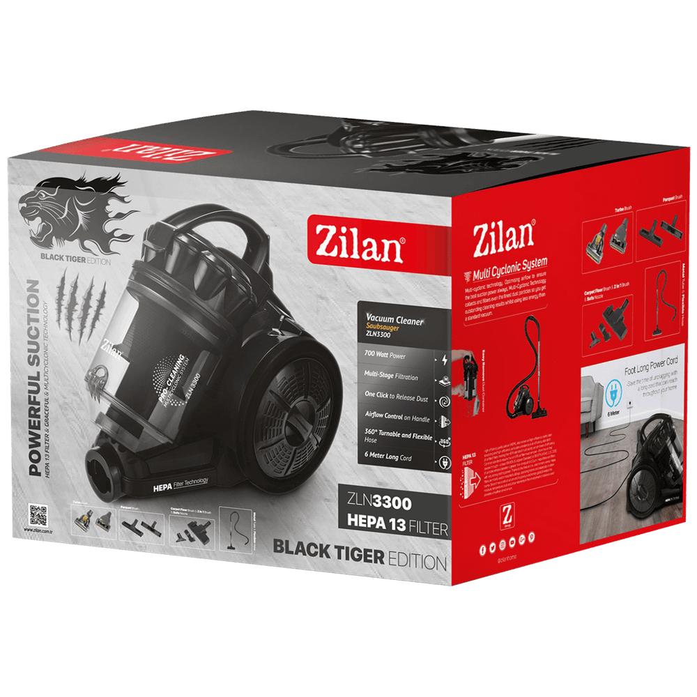 Zilan Usisavač sa posudom, 700 W, HEPA filter - ZLN3300 slika 2