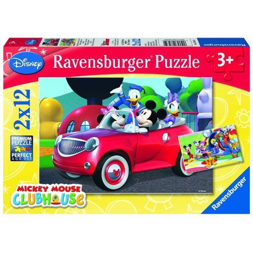 Ravensburger Puzzle Mickey, Minnie &Prijatelji 2x12 kom slika 1