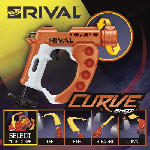 NERF- RIVAL CURVE SHOT FLEX XXI-100 BLASTER slika 6