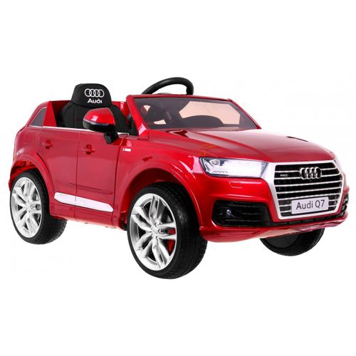 Licencirani auto na akumulator Audi Q7 - crveni/lakirani slika 7