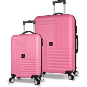 8340 Roze Set Kofera (2 Komada)