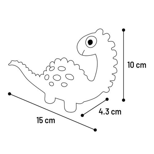 LATEX DINO S - Igračka za pse slika 4