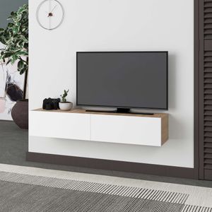 TV Stalak Francy 135 - Saphirni hrast i bijela