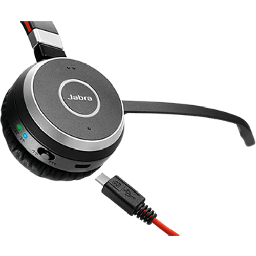 Jabra Evolve 65 SE - MS Teams telefon slušalice na uhu Bluetooth® (1075101), bežične (1075099) Stereo crne Ne slika 4