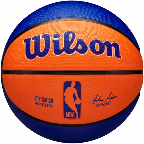 Wilson nba team city edition new york knicks out ball wz4024220xb slika 1
