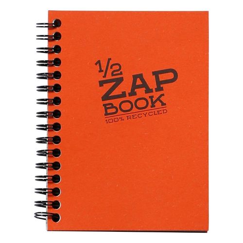 Clairefontaine Demi Zap book A6 80gr 80L, mix boja, spiralni uvez, 100% reciklirani papir slika 3