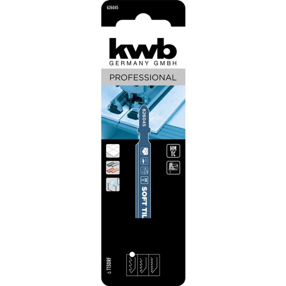 KWB list za ubodnu pilu, 80/60 mm, za keramiku, 1 kom slika 1
