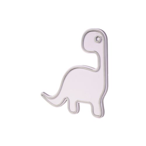 Wallity Ukrasna plastična LED rasvjeta, Dino the Dinosaur - White slika 5