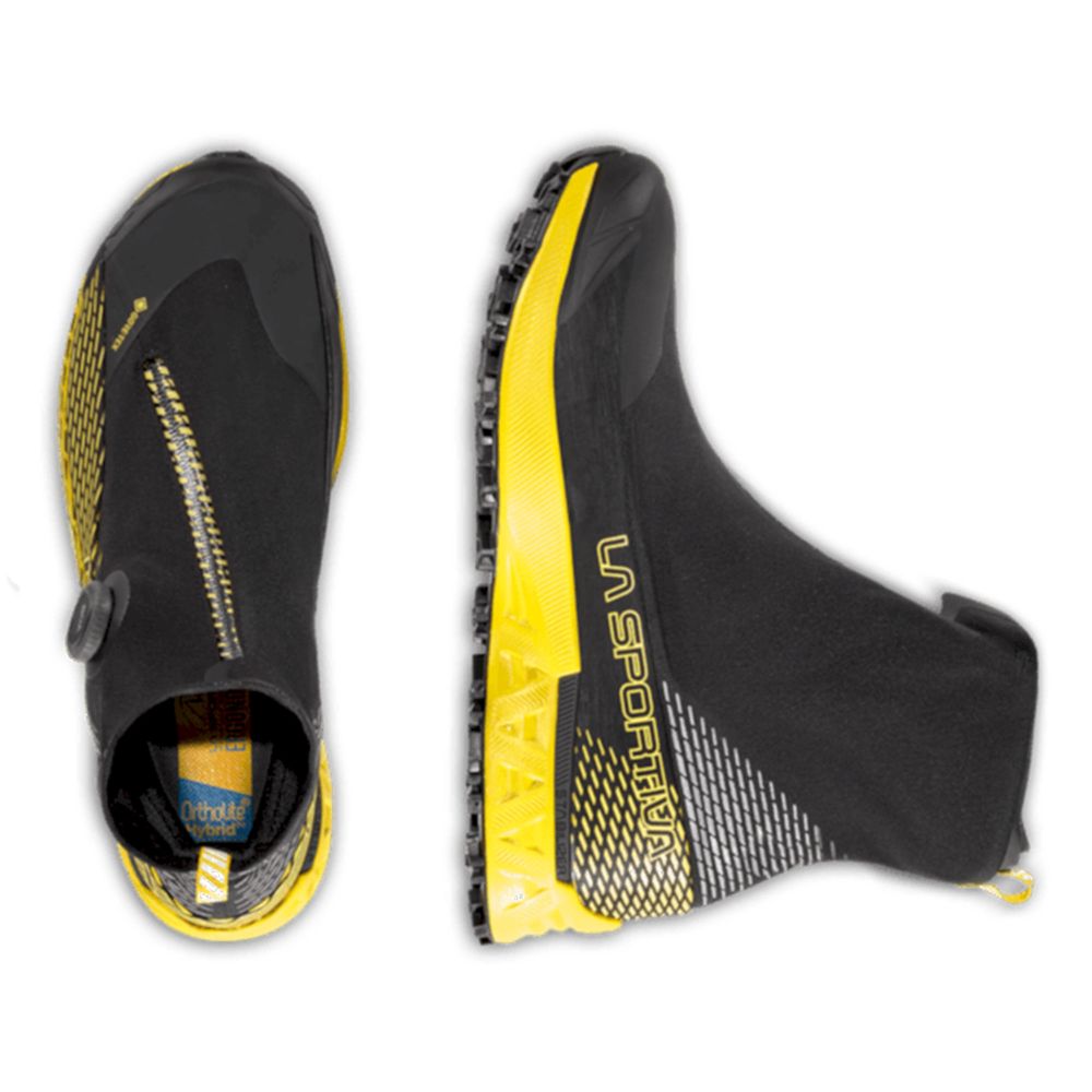 La Sportiva Muške gležnjerice Cyklon Cross GTX, Black/Yellow slika 4