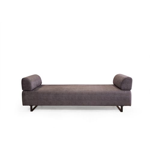 Atelier Del Sofa Infinity sa bočnim stolom - Antracit trosed na razvlačenje slika 8