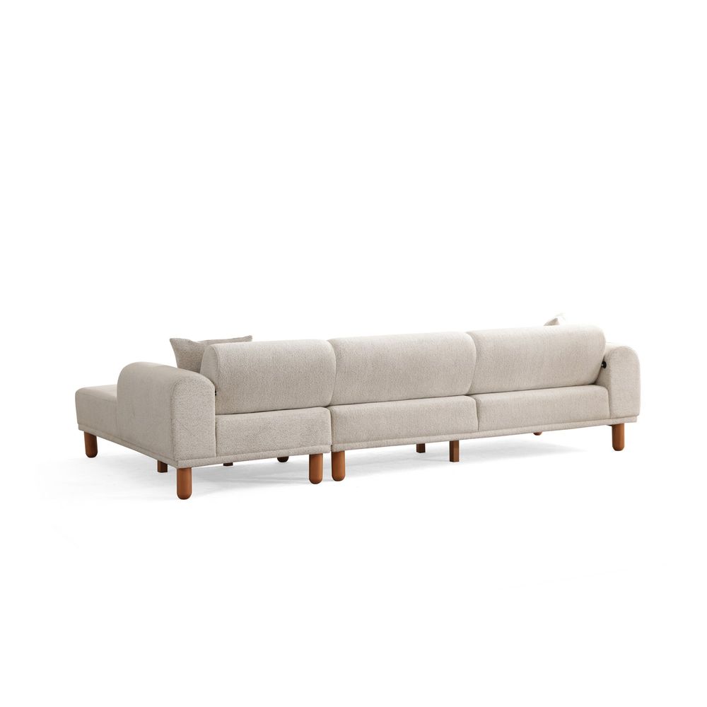 Lyke Right - Krem Kutić Sofa na Razvlačenje slika 12