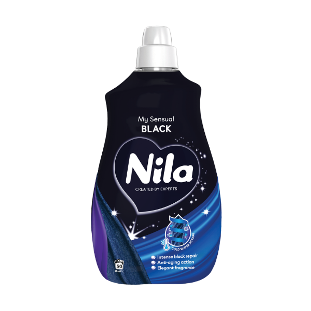 Nila My Sensual Black tečni deterdžent za pranje veša Black & Fiber 2,7l  slika 1