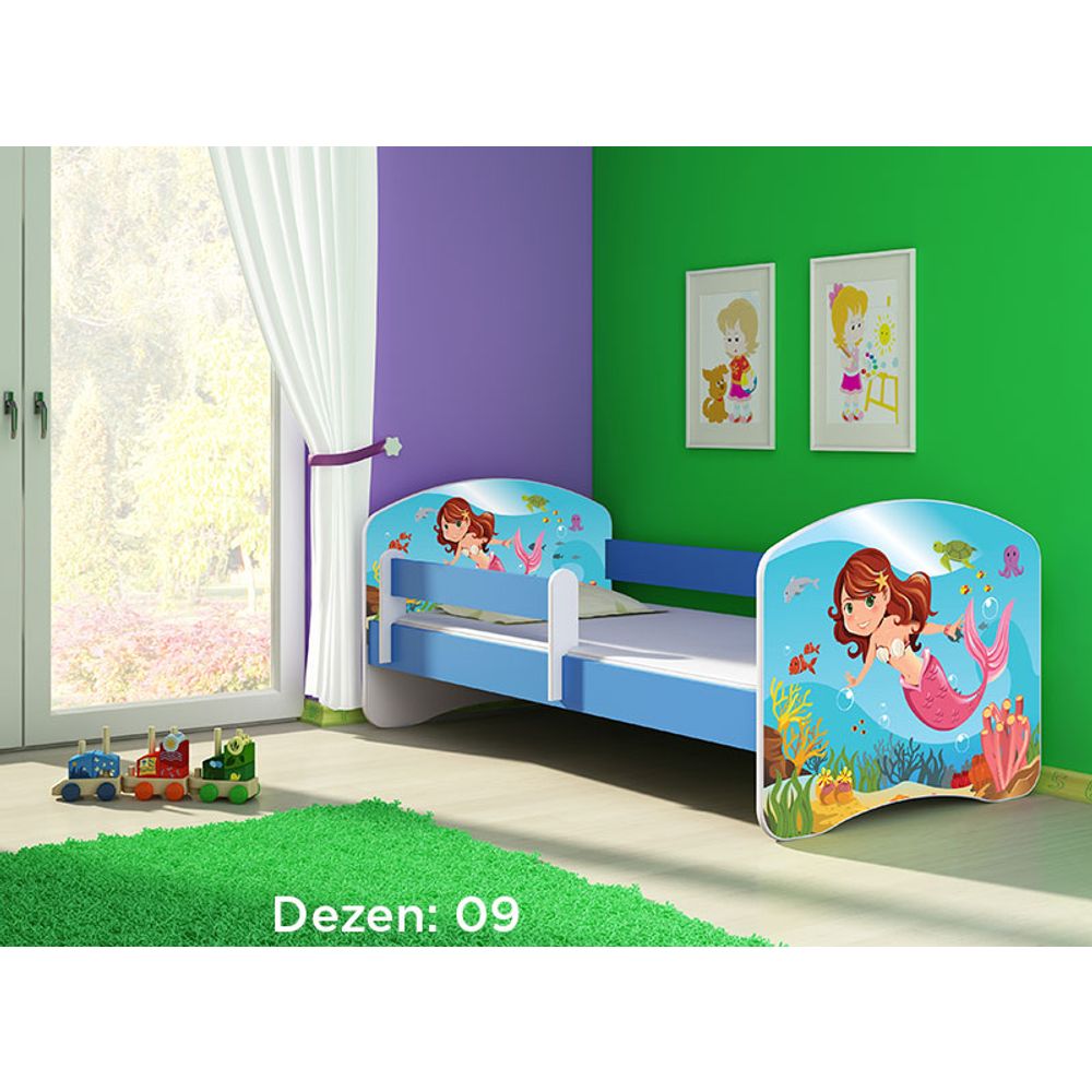 ACMA Dječiji krevet Acma II Blue - 180x80cm - Dezen 09 slika 2