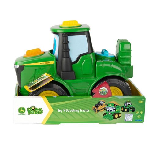 Tomy John Deere Traktorcic Sa Kljucicem slika 1