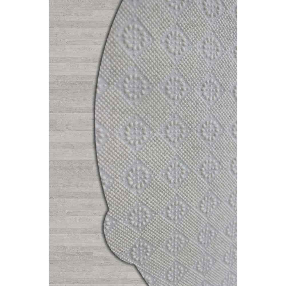Tanki šareni okrugli tepih HMNT936 (60 x 60 cm) slika 4