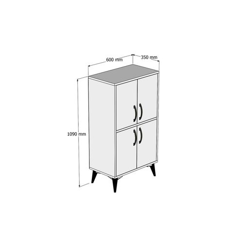 MDL0202 Atlantic Pine Multi Purpose Cabinet slika 4