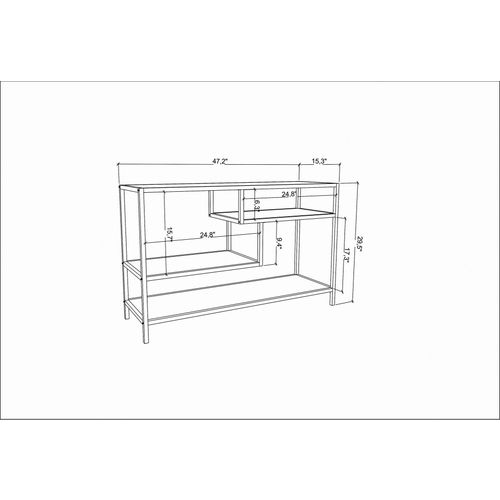 Robbins - Black, Oak Oak
Black TV Stand slika 6