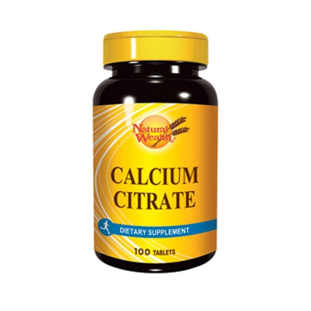 NATURAL WEALTH KALCIJEV CITRAT 200MG 100TBL slika 1