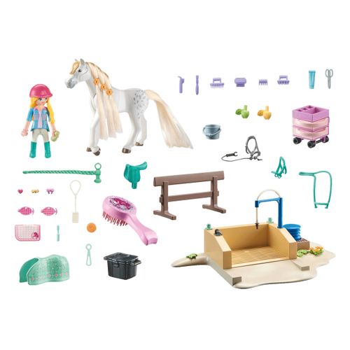 Playset Playmobil 71354 Horses of Waterfall 86 Dijelovi slika 2