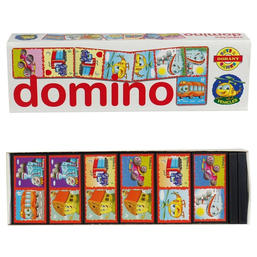 Domino sa sličicama set od 28 pločica slika 3
