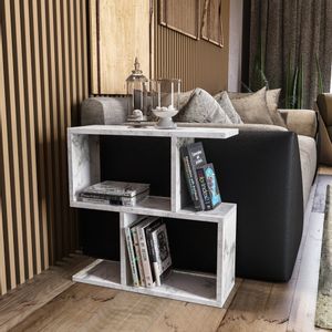 Life - White,
Marble White
Black Side Table