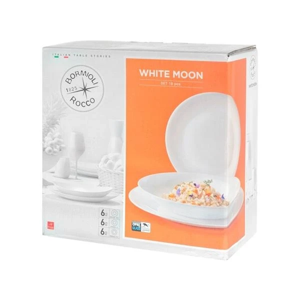 Tognana Set tanjura 18/1 Whitemoon Opal slika 2