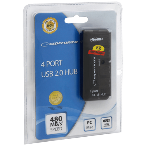 Esperanza USB2.0 razdjeljnik,  HUB, 4 porta - EA112 slika 2