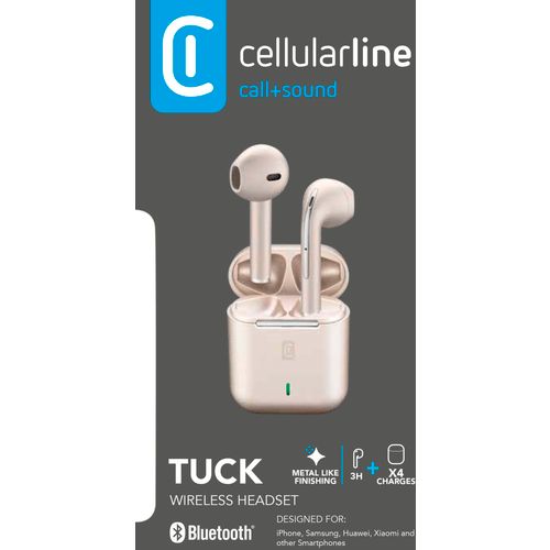 Cellularline slušalice BT TWS Tuck white slika 5