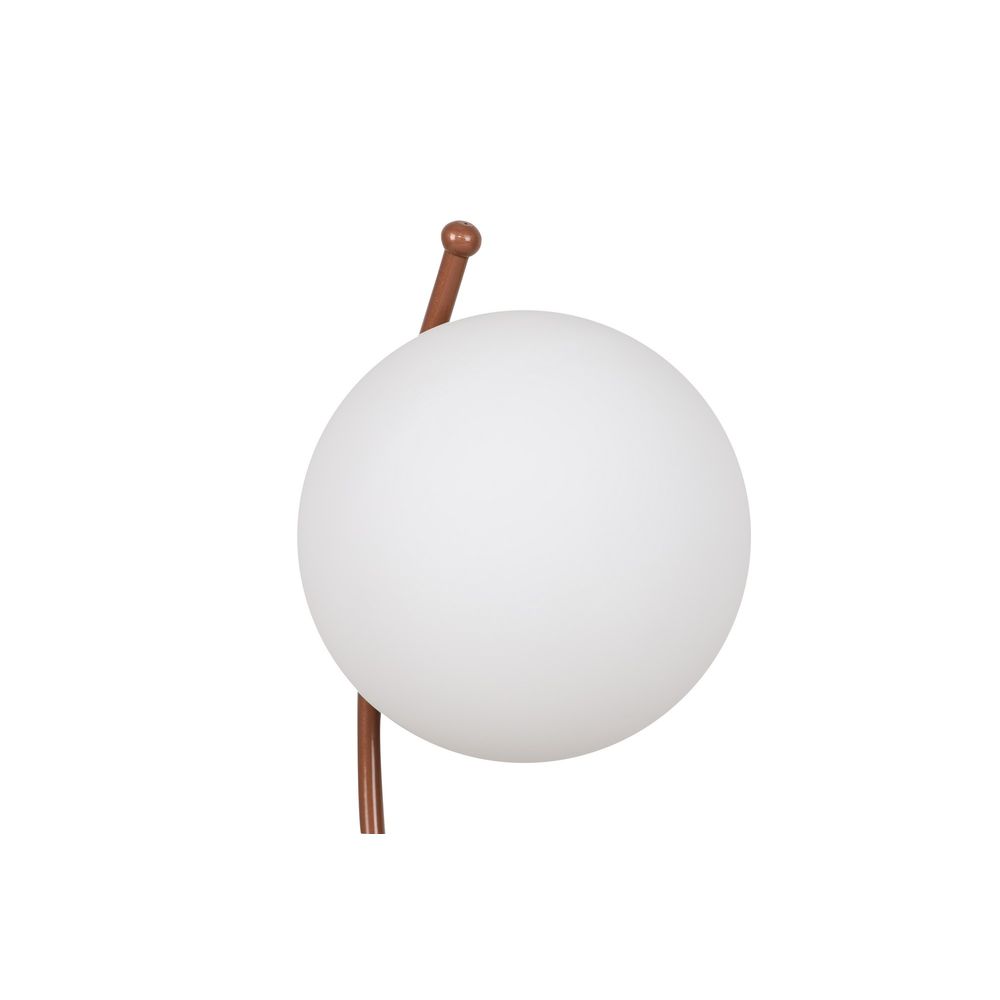 Stolna Lampa Yay - 5013 Bijela s Bakrenim Detaljima slika 5