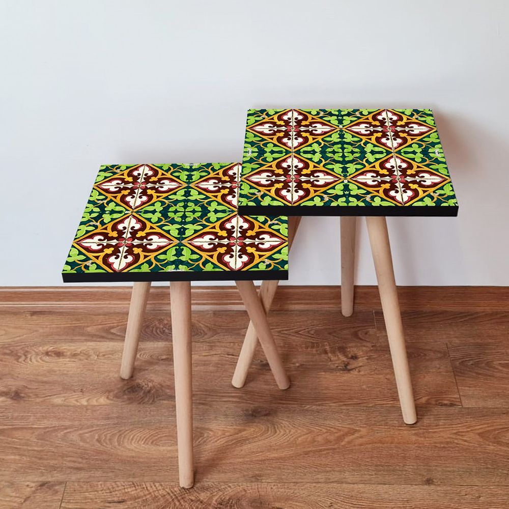 Nesting stolovi 2Shp49 - (2 komada) - boje: više boja slika 1