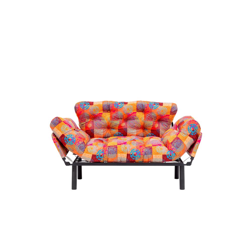 Nitta - Višebojni Patchwork Sofa-Krevet za Dvije Osobe slika 3