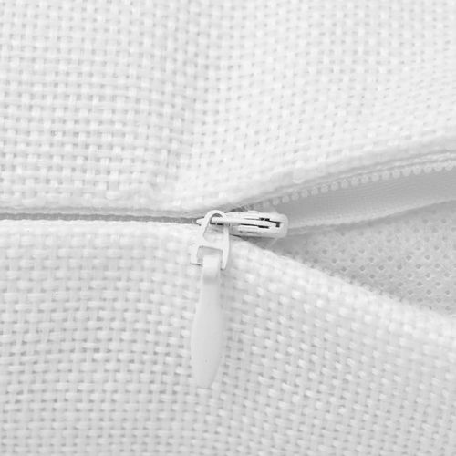 Jastučnica 4 kom. Linen-look Bijela 40x40 cm slika 8